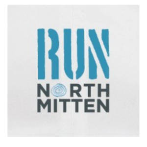 Official logo of North Mitten Half Marathon 2026 - marathon event in Thompsonville, United States 2026