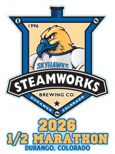 Official logo of Steamworks Half Marathon 2026 - marathon event in Durango, United States 2026