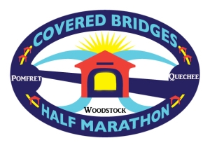 Official logo of Covered Bridges Half Marathon 2026 - marathon event in Woodstock, United States 2026