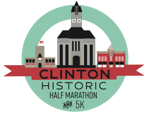 Official logo of Clinton Historic Half Marathon 2026 - marathon event in Clinton, United States 2026