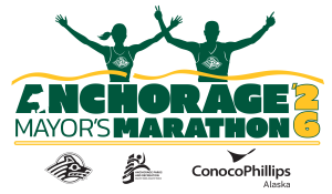 Official logo of Anchorage Mayor's Marathon 2026 - marathon event in Anchorage, United States 2026