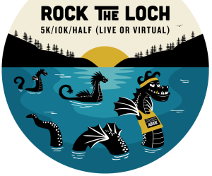 Official logo of The Rock The Loch Half Marathon 2026 - marathon event in Castro Valley, United States 2026