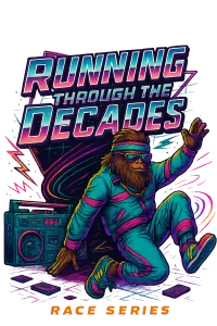 Official logo of Running Through The Decades Half Marathon - Oklahoma City 2026 - marathon event in Oklahoma City, United States 2026
