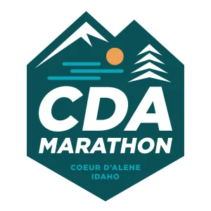 Official logo of Coeur a'Alene (CDA) Marathon 2026 - marathon event in Coeur d'Alene, United States 2026