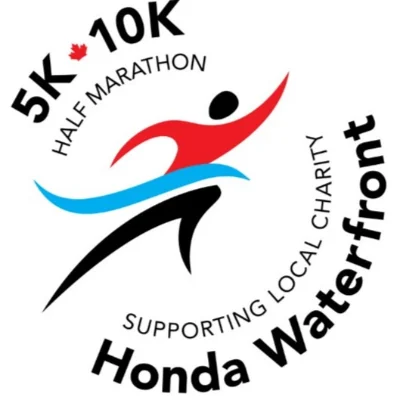 Official logo of Honda Waterfront Run Barrie 2026 - marathon event in Barrie, Canada 2026