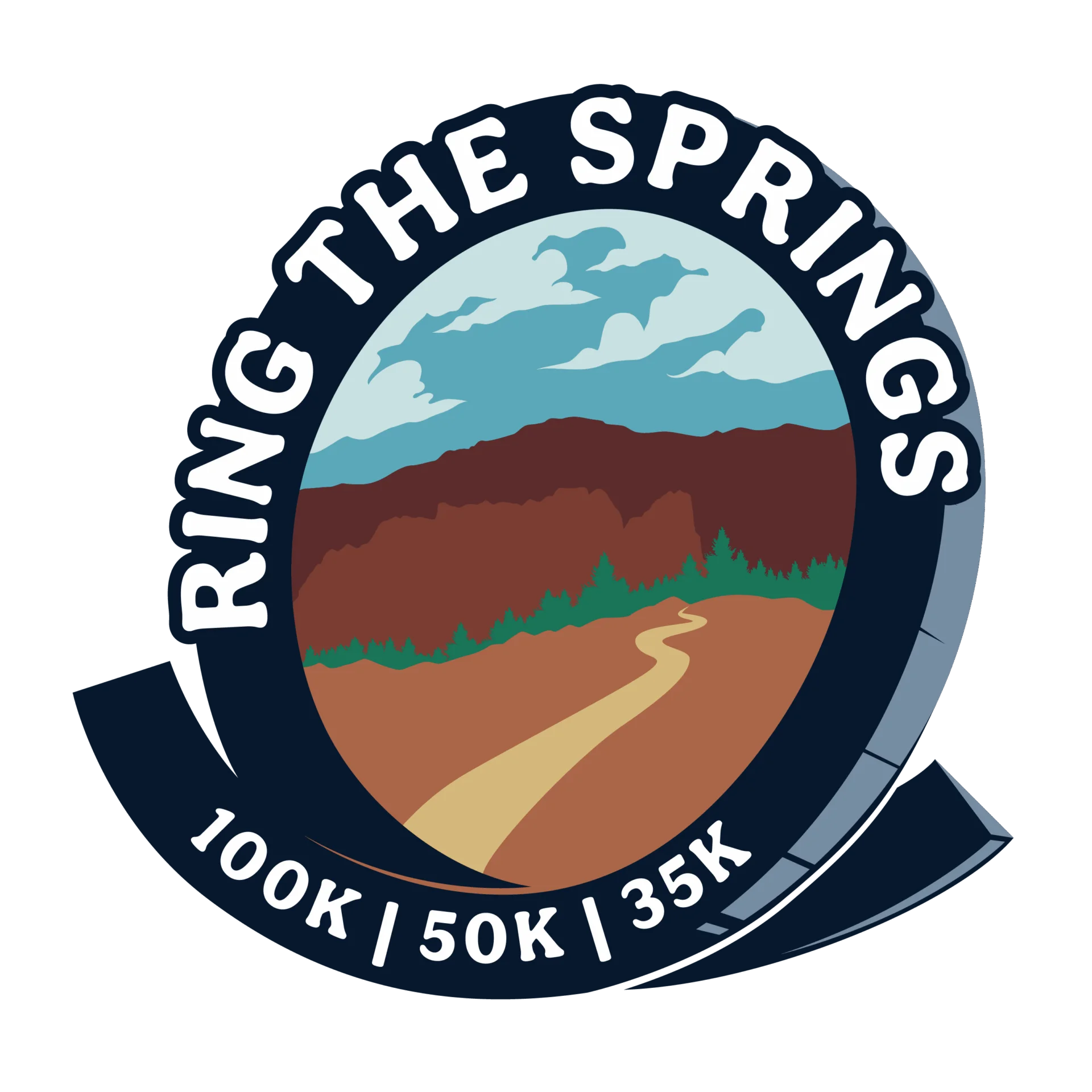 Official logo of Ring The Springs 2026 - marathon event in Colorado Springs, United States 2026