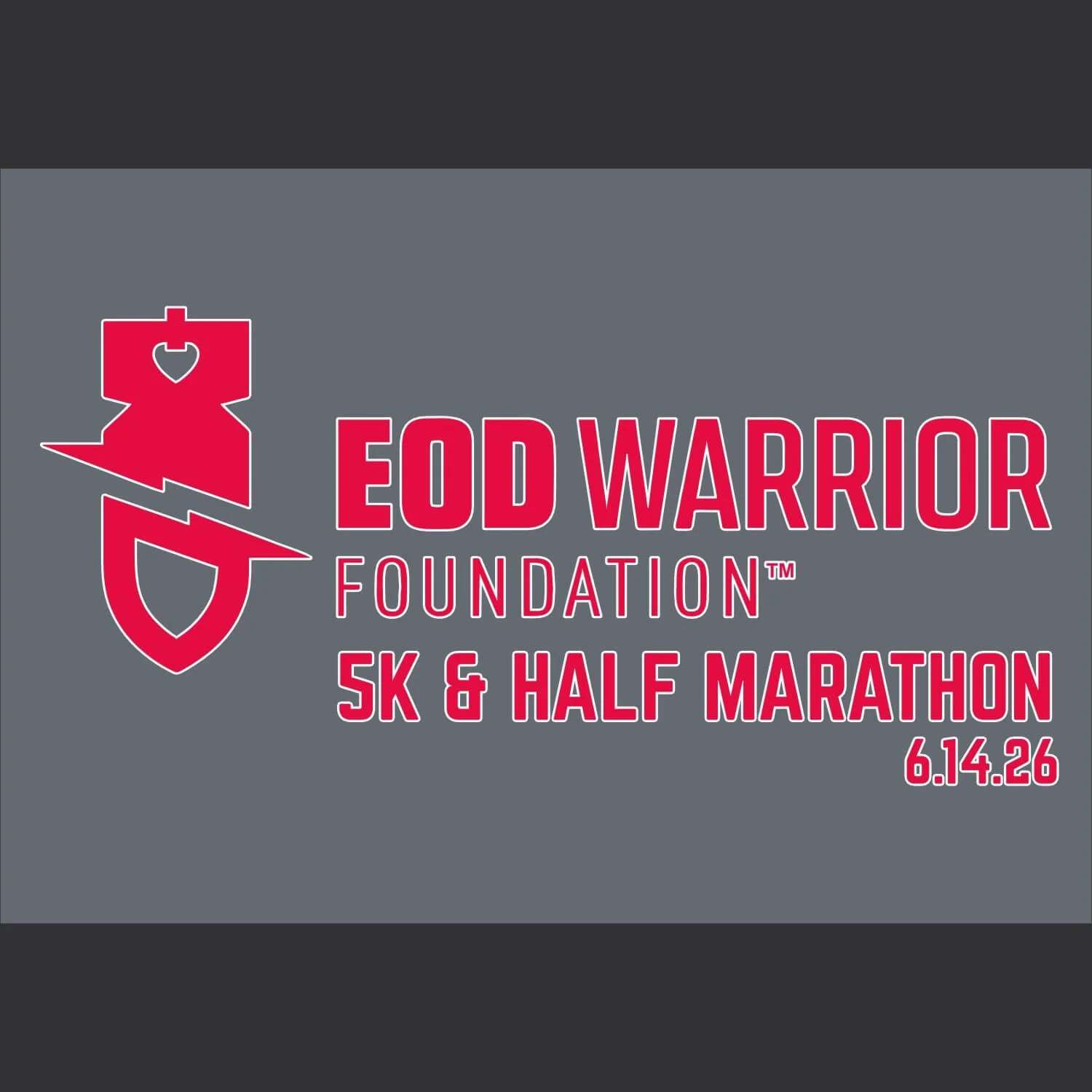 Official logo of EOD Warrior 2026 - marathon event in Washington, United States 2026