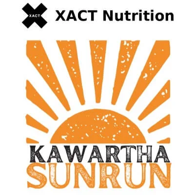 Official logo of XACT Kawartha Sun Run 2026 - marathon event in Kawartha Lakes, Canada 2026