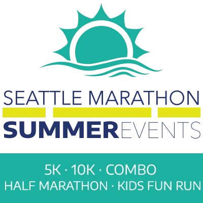Official logo of Seattle Marathon Summer Half Marathon 2026 - marathon event in Seattle, United States 2026