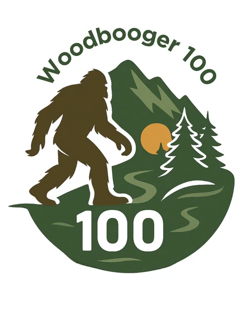 Official logo of Woodbooger 100 2026 - marathon event in Norton, United States 2026