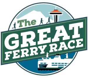 Official logo of The Great Ferry Race 2026 - marathon event in Bainbridge Island, United States 2026