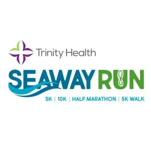 Official logo of Trinity Health Seaway Run 2026 - marathon event in Muskegon, United States 2026